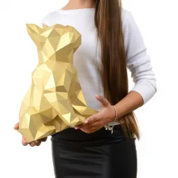 Wizardi 3D popieriaus maketo rinkinys Bulldog PP-2BJU-GLD