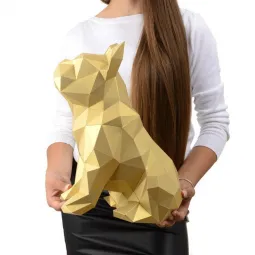 Wizardi 3D popieriaus maketo rinkinys Bulldog PP-2BJU-GLD