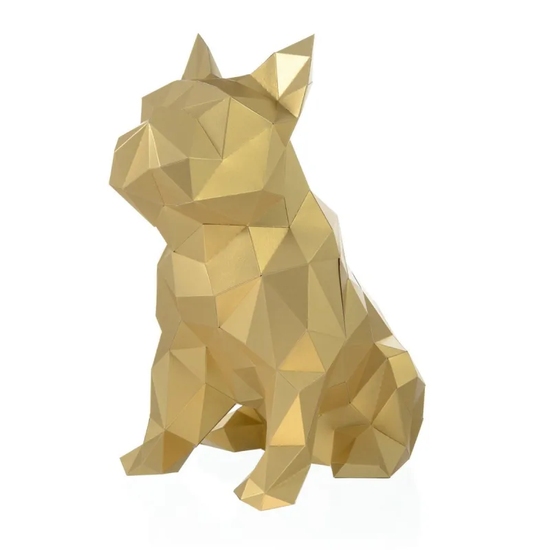 „Wizardi 3D Papercraft Kit Bulldog“ PP-2BJU-GLD