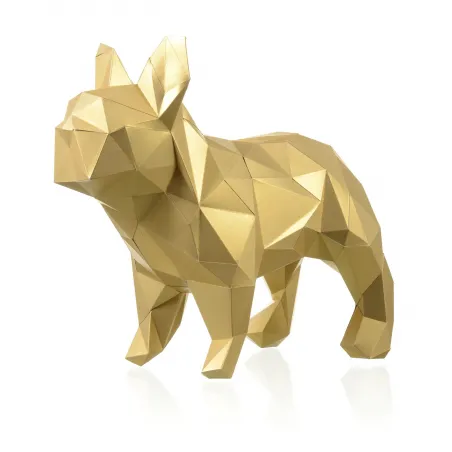 „Wizardi 3D Papercraft Kit Bulldog“ PP-2BMA-GLD