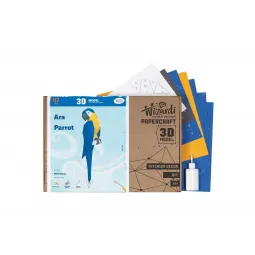 WIZARDI Modèles en papier 3D Husky PP-2HAS-3GWB