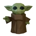 WIZARDI 3D popieriniai amatų modeliai Baby Yoda PP-2YDA-3WAS