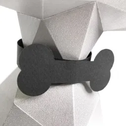 Wizardi 3D popieriaus modelio rinkinys Jorkšyro terjeras PP-2YOR-SLV
