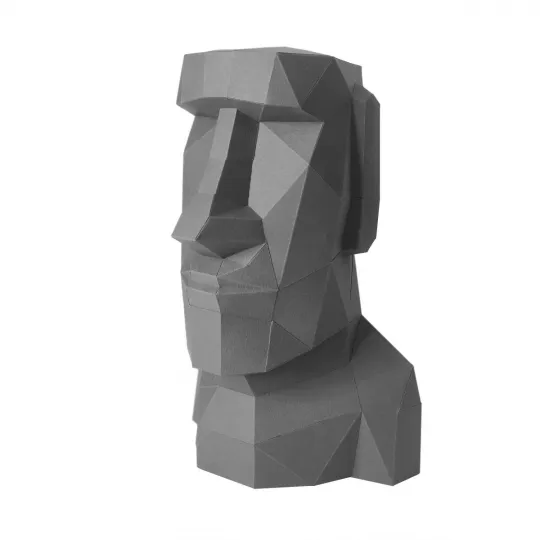 Wizardi 3D Papercraft Kit Moai PP-2MOA-GRA