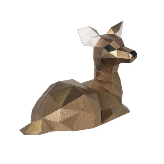 Wizardi 3D-Papierbastelset Bambi PP-2OLN-BRO