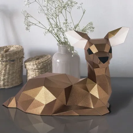 Kit de création en papier 3D Wizardi Bambi PP-2OLN-BRO