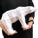 Wizardi 3D Papercraft Kit Polar Bear PP-2PLB-WHT