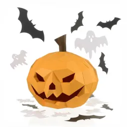 Wizardi 3D Papercraft Kit Kürbis & Company PP-2PMP-OBW