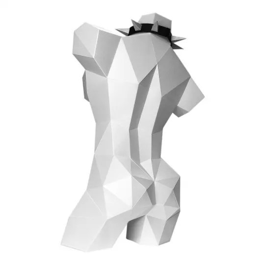 WIZARDI 3D popieriniai amatų modeliai Skulptūra (balta) PP-2STO-WHT