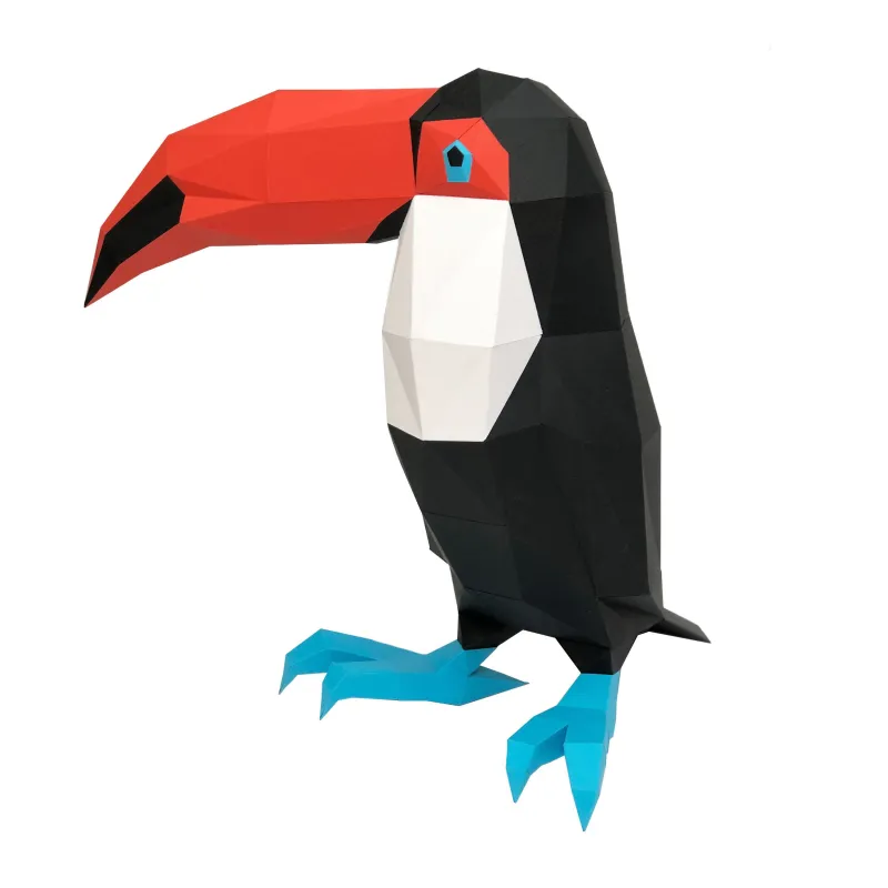 Wizardi 3D Papercraft Kit Toucan PP-2TUK-BWS