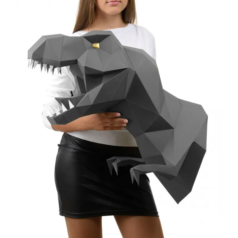 Wizardi 3D Papercraft Kit Dinosaur PP-1DIZ-GRA