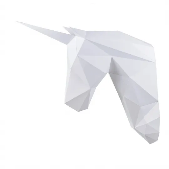 „Wizardi 3D Papercraft Kit Unicorn“ PP-1EDS-WHT