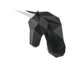 Wizardi 3D Papiercraft Kit Einhorn PP-1EDV-BLA