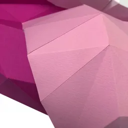 VENTE Wizardi Kit de bricolage en papier 3D Lèvres Rose/Carmine PP-1GUB-2MP