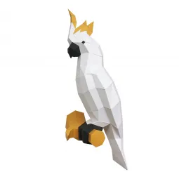 Wizardi 3D Papercraft Kit Cockatoo PP-1KKD-2WK