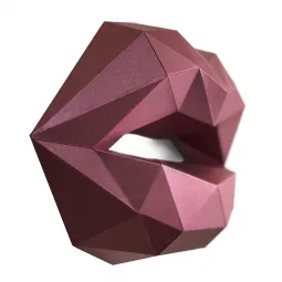 3D-Конструктор Wizardi Поцелуи PP-1LIP-RED