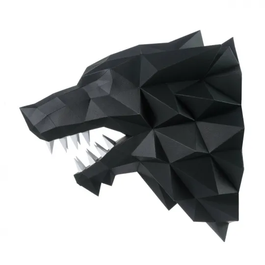 Wizardi 3D Papercraft Kit Werwolf PP-1LTV-BLA