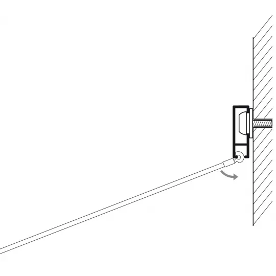 Aufhängeleiste weiß 200cm RC10320