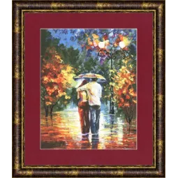 Kryželiu siuvinėjimo rinkinys "Romantiškas pasivaikščiojimas" 38.5x30.7 cm S/CHM022