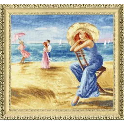 (Eingestellt) Kreuzstich-Set "Sanddünen" 37.7x35.1 cm S/CHM075