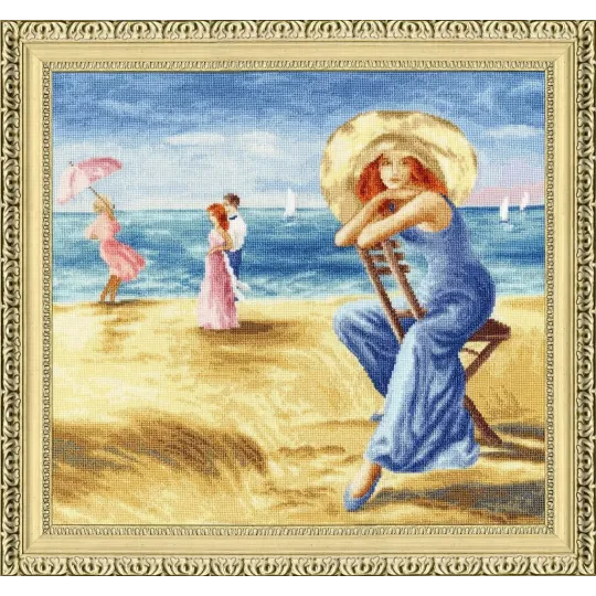 (Discontinued) Cross stitch kit "Sand Dunes" 37.7x35.1 cm S/CHM075