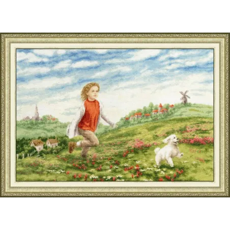 Kreuzstich-Set "Glücklicher Sommer" 31 × 46 cm S/CHM077