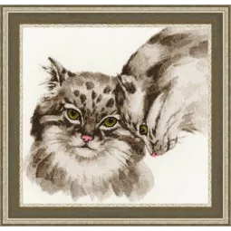 (Discontinued) Cross stitch kit "Season of Love" 29.5x30.3 cm S/DZH041