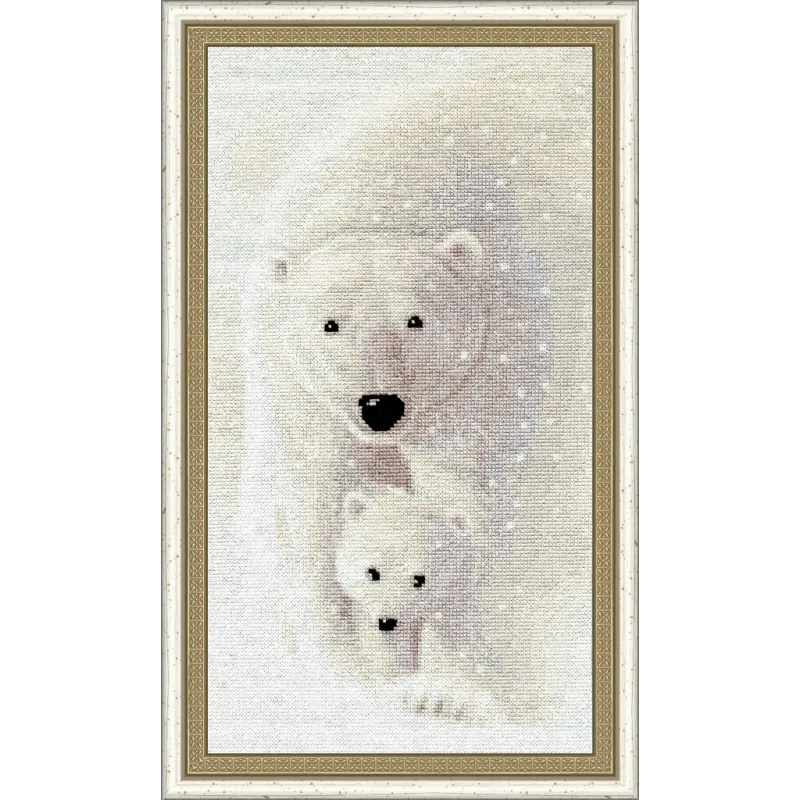 Cross stitch kit "Among the snow" 31 × 16.7 cm S/DZH044