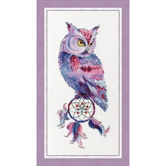 (Discontinued) Cross stitch kit "Dream Catcher" 30.5x13 cm S/F034