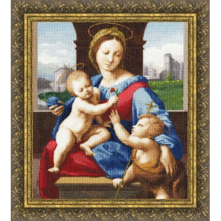 Cross stitch kit "Madonna Aldobrandini" 47.4x41.6cm S/MK032