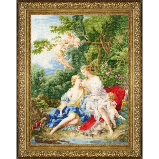 Kreuzstich-Set "Jupiter und Kallisto" 73 × 55.5 cm S/MK055