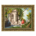Cross stitch kit "Scene in the park 1740" 43 × 33 cm S/MK056