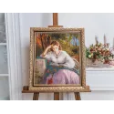 Cross stitch kit "Reading. Portrait of the artist's wife" 41 × 36 cm S/MK064