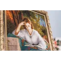 Cross stitch kit "Reading. Portrait of the artist's wife" 41 × 36 cm S/MK064