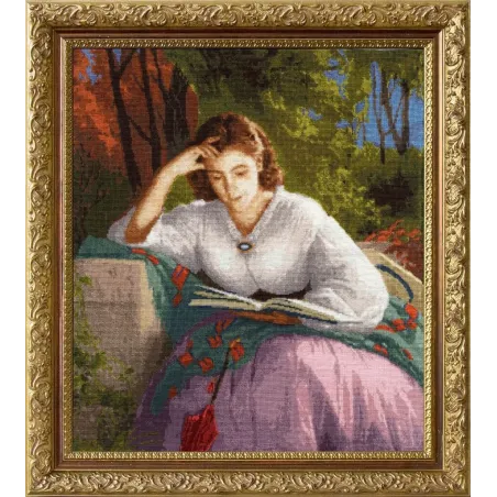 Lecture. Portrait de l'épouse de l'artiste  S/MK064