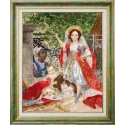 Kreuzstich-Set "Porträt der Kinder von Volkonsky mit dem Araber" 61 × 49 cm S/MK067