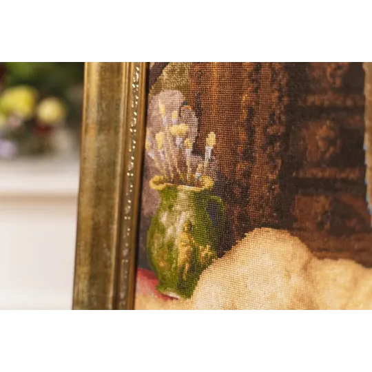 Cross stitch kit "In the artist`s studio" 47.5 × 36 cm 1881 S/MK068