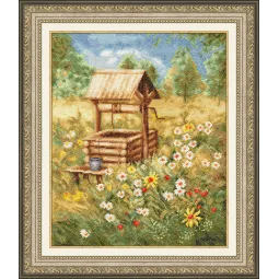 (Discontinued) Cross stitch kit "Summer Heat" 32.3x26.5 cm S/MD015
