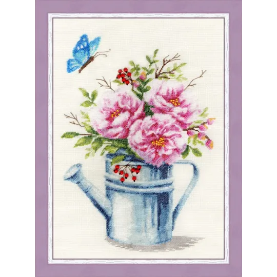 (Eingestellt) Kreuzstichset "Ein Stück Sommer" 30,5x22cm S/OL009