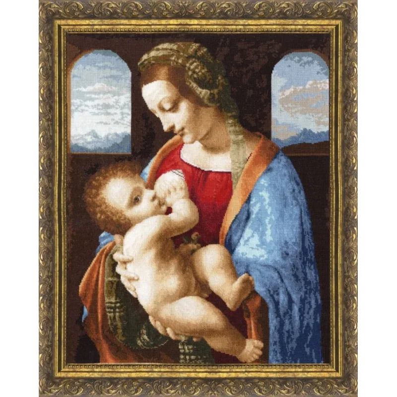 Cross stitch kit "Madonna Litta" 44.5x35cm S/PF009