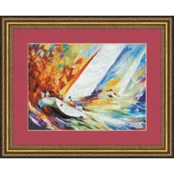 (Nutraukta gamyba) Kryželiu siuvinėjimo rinkinys "Regata" 27x37.6 cm S/MM023