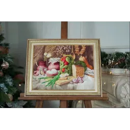 Cross stitch kit "Village still life" 29×39 cm S/SM035