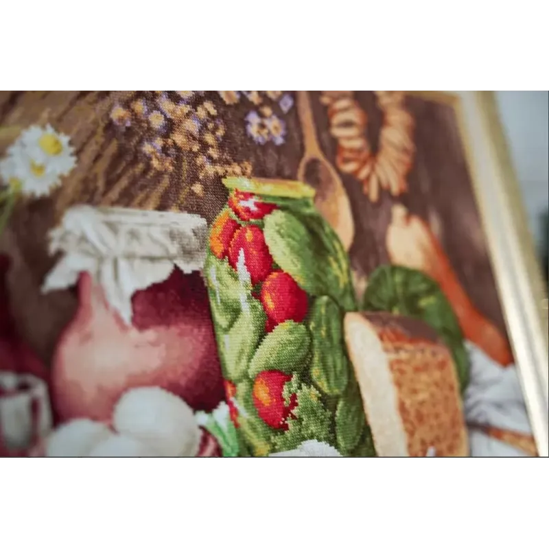 Cross stitch kit "Village still life" 29×39 cm S/SM035