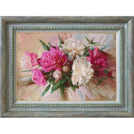 Kit de point de croix "Énergie d'amour" 25,7×37,5 cm S/SZH061