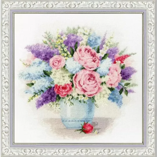 Cross stitch kit "Lilac dreams" 31.5 × 30.5 cm S/AK015