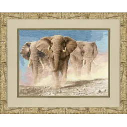 Cross stitch kit "Heart of Africa" 41x28.5 cm S/ZHS008