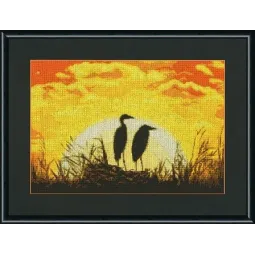 (Nutraukta) Kryželių siuvinėjimo rinkinys "Gandras" 30,9x44,9 cm S/Z034