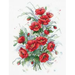 Feurige Blumen SA-037