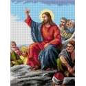 Tapisserie toile La Sermon sur la montagne (d'après Carl Heinrich Bloch (fragment)) 30x40 SA3220