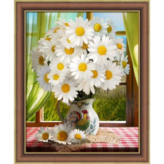(S) Chamomiles près de la fenêtre 40x50 cm AZ-1768